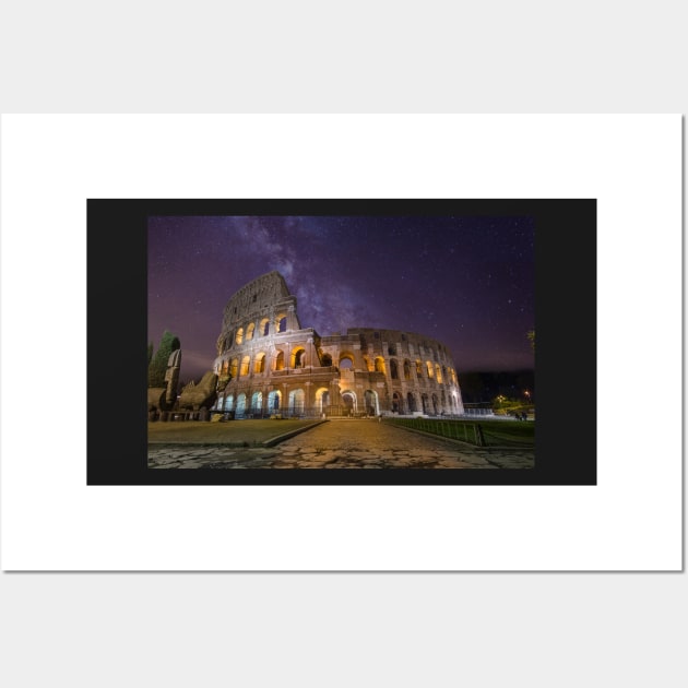 Colosseum in Rome, Italy Wall Art by mitzobs